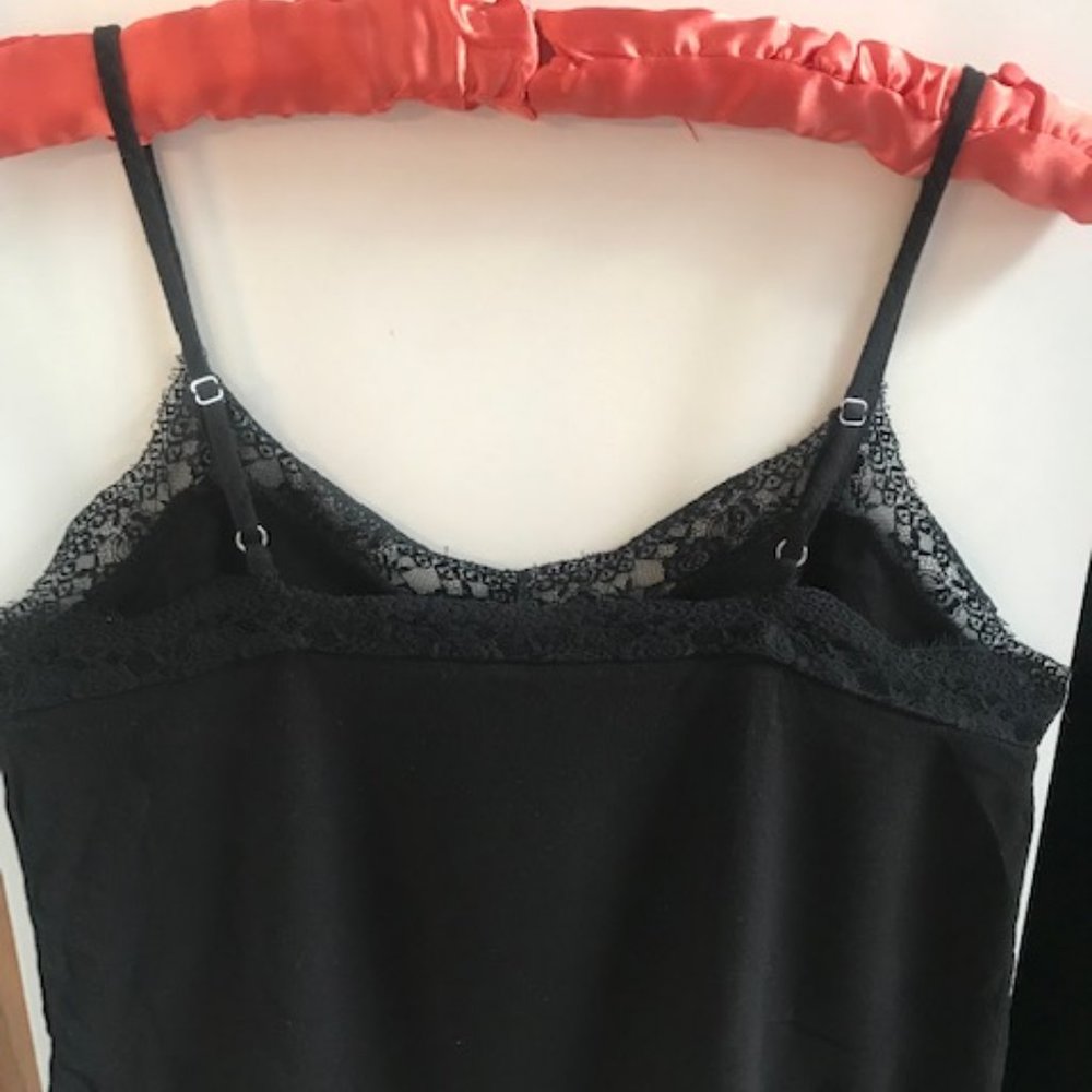 Lace Trim Crop Cami Top